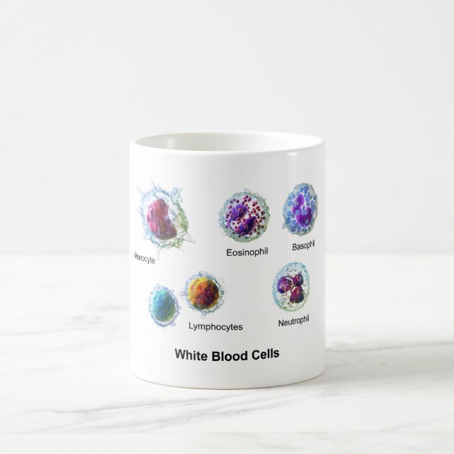 Mug Diagramme des leucocytes de globules blancs (Centre)