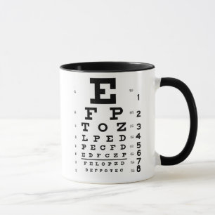 Mug Diagramme d'oeil