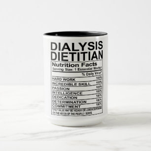 Mug Dialyse Diététiste Nutrition Faits
