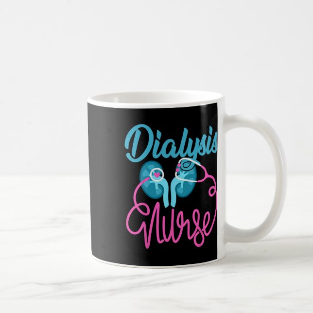 Mug Dialyse Infirmière Néphrologie Infirmière Dialyse  (Droite)