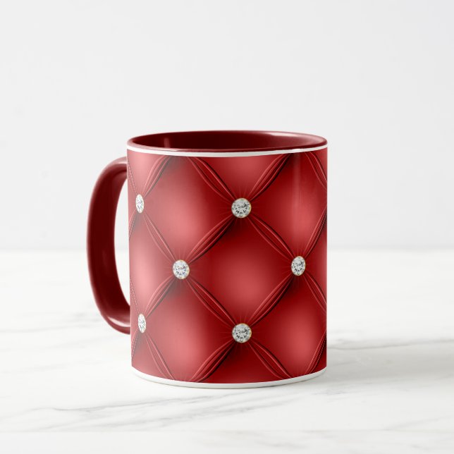Mug Diamant rouge (Devant gauche)