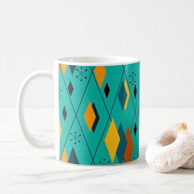 Mug Diamants atomiques (Avec donut)