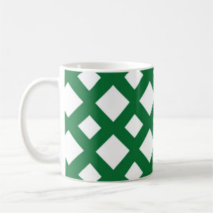 Mug Diamants blancs sur le vert