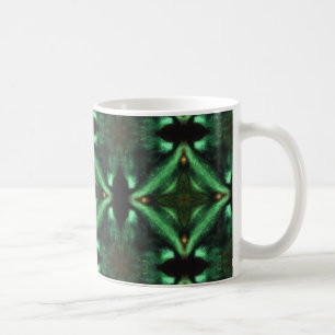 Mug Diamants verts émeraude magnifique art géométrique