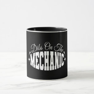 Mug Dibs sur la voiture de l'atelier de mécanique Papa