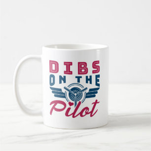 Mug Dibs sur l'aviatrice pilote