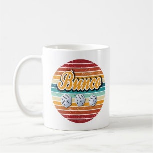 Mug Dice Bunco rétro amusant