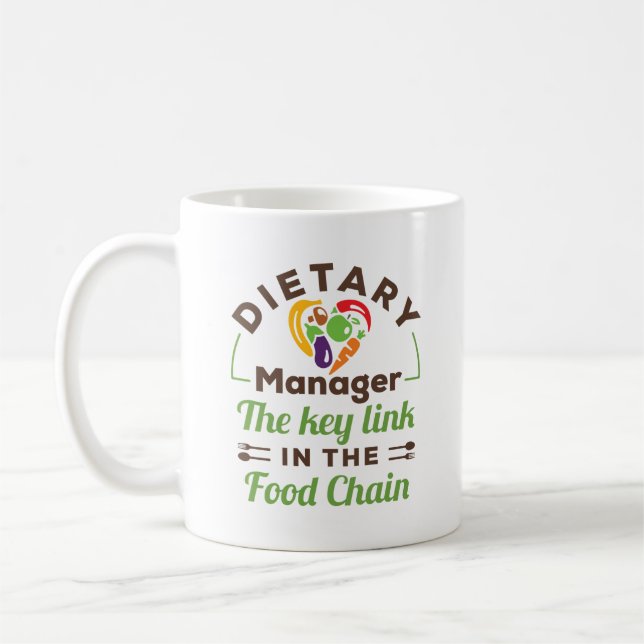 Mug Dietary Manager Le lien clé dans la chaîne aliment (Gauche)