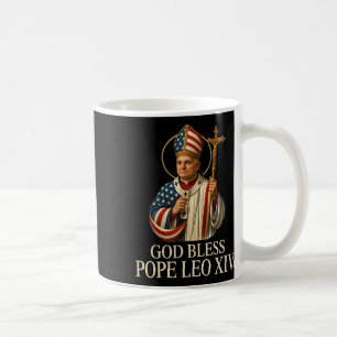 Mug Dieu Béni Nouveau Pape Léon Xiv Église catholique