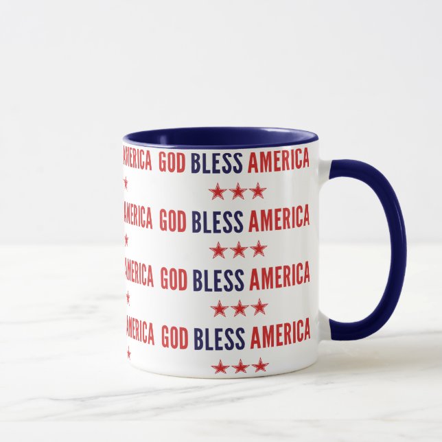 Mug Dieu bénisse l'Amérique (Droite)