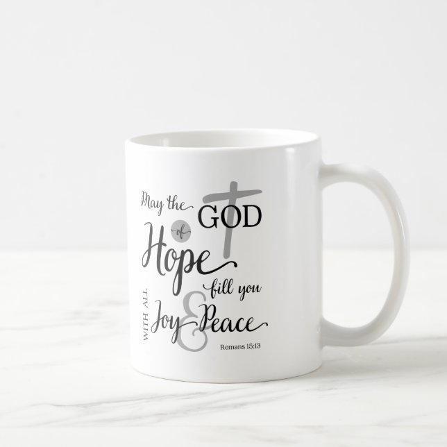 Mug Dieu de l'Espoir Vous Remplir de joie et de paix (Droite)