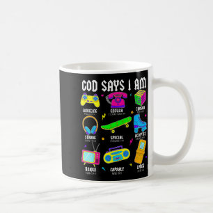 Mug Dieu dit que je suis chrétien hommes femmes enfant