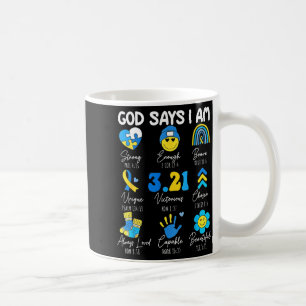Mug Dieu dit que je suis chrétien verset biblique synd