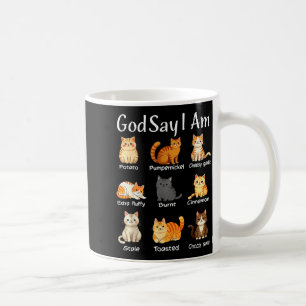 Mug Dieu dit que je suis mignon chat femmes hommes