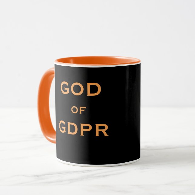 Mug Dieu du nom masculin de plaisanterie de (Devant gauche)