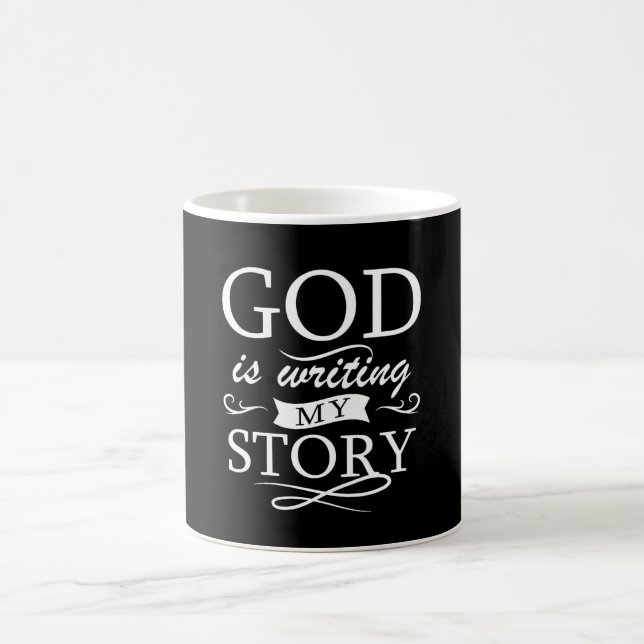 Mug Dieu écrit mon histoire La foi chrétienne (Centre)