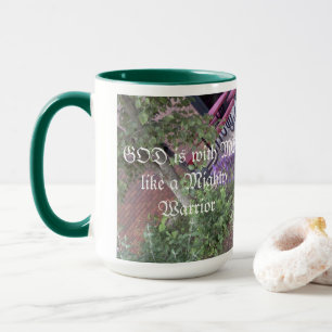 Mug DIEU est avec MOI comme un puissant guerrier