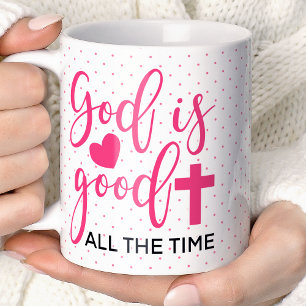 Mug Dieu Est Bon Tout Le Temps Polka Point Chrétien