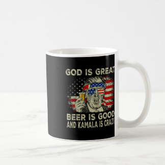 Mug Dieu Est Grande Bière Est Bonne Et Kamala Est Fou 