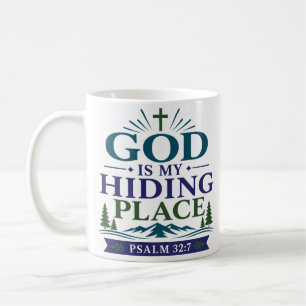 Mug Dieu est ma cachette Encouragement spirituel