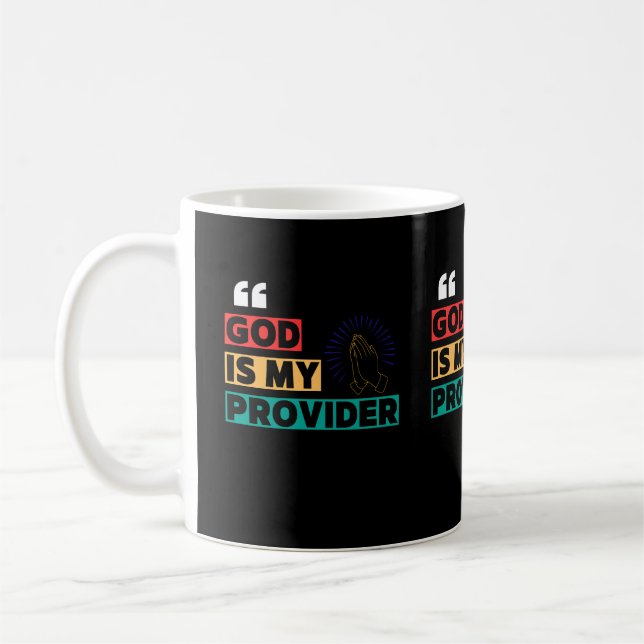 Mug Dieu est mon fournisseur (Gauche)