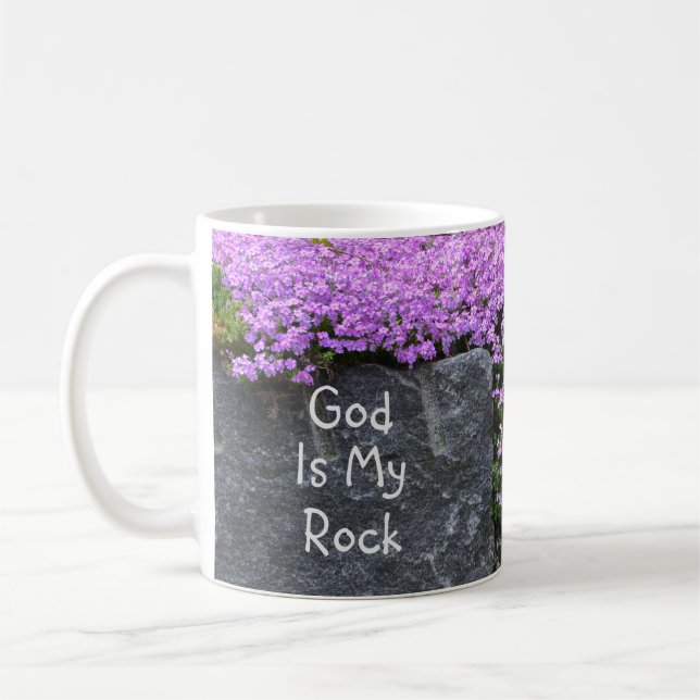 Mug Dieu est mon rocher (Gauche)
