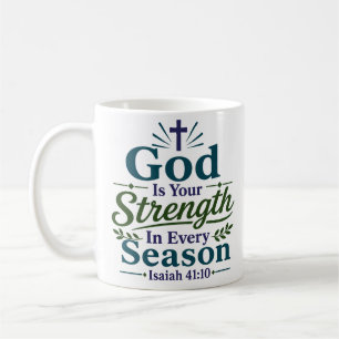 Mug Dieu est votre force en chaque saison Foi quotidie