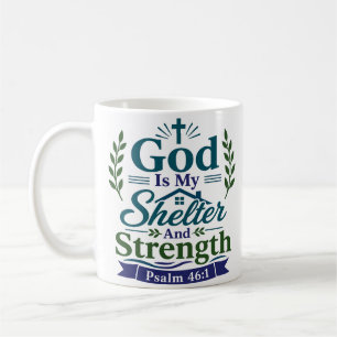 Mug Dieu Mon Abri Et Force Verset Paisible
