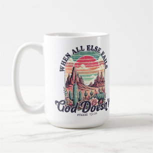 Mug Dieu Ne Fait Pas Défaut Vintage Désert Chrétien