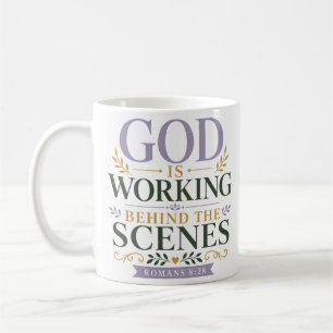 Mug Dieu Œuvre dans l'Ombre Citation de Foi Quotidienn