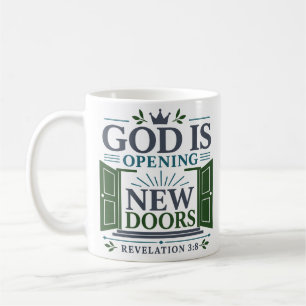 Mug Dieu Ouvre De Nouvelles Portes Citation Chrétienne