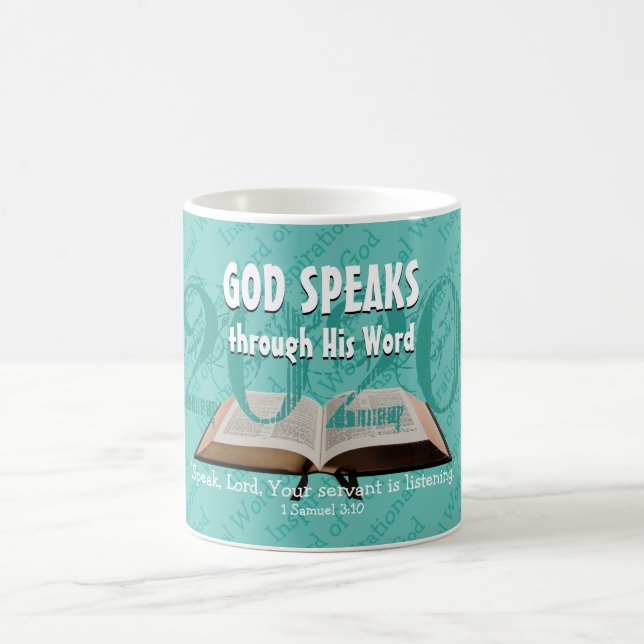 Mug DIEU PARLE Bible Année 2020 Écriture personnalisée (Centre)