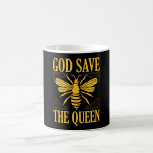 Mug Dieu Sauvez La Reine Drôle Abeignon Abeille Aimée 