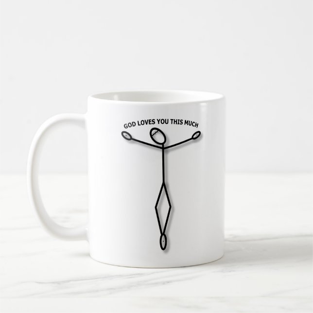 Mug Dieu t'aime tant (Gauche)