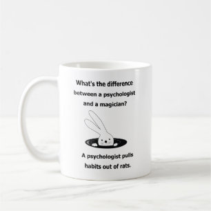 Mug Différence entre un humour de casquette de lapin