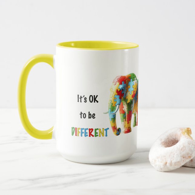 Mug Different is okay (Avec donut)