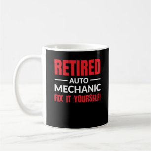 Mug Difficulté retirée de mécanicien automobile il