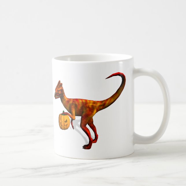Mug Dilophosaurus d'Halloween (Droite)