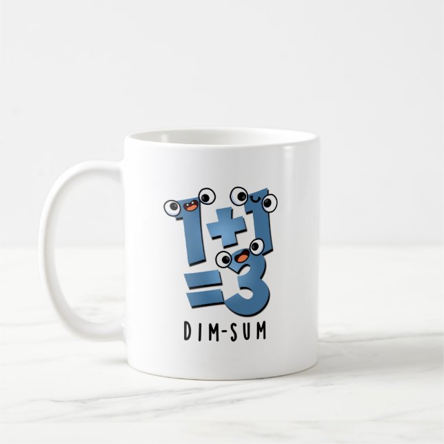 Mug Dim Sum Funny Math Food Pun (Gauche)