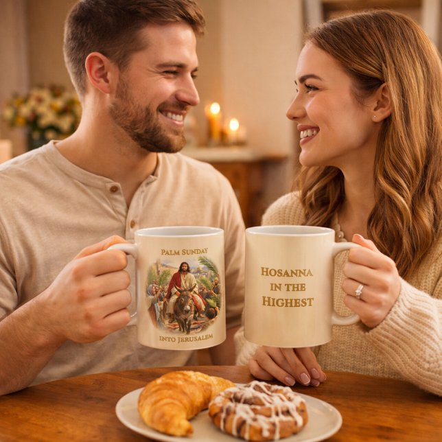 Mug Dimanche des Rameaux Entrée de Jésus à Jérusalem C (Créateur téléchargé)