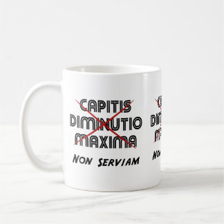 Mug diminution de tête maxima non serviam