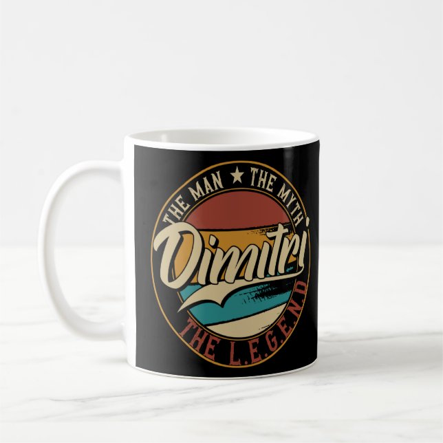 Mug Dimitri L'homme le mythe la légende (Gauche)