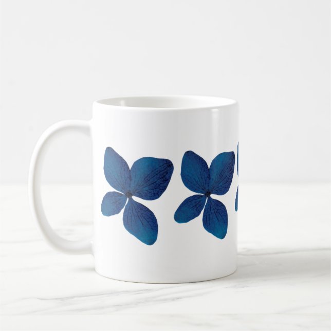 Mug d'impression orchidée illustrée à la main (Gauche)
