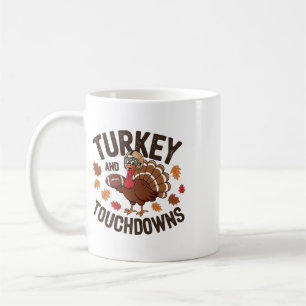 Mug Dinde de Thanksgiving et touchés Footll Joueur 3