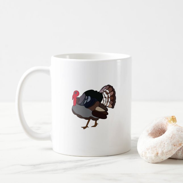 Mug Dinde Oiseau Dinde (Avec donut)