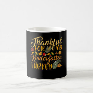 Mug Dindes de maternelle reconnaissantes Professeur de