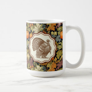 Mug Dindon de William Morris Automne Citrouilles