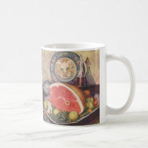 Mug Dîner au jambon vintage avec haricots verts et pom