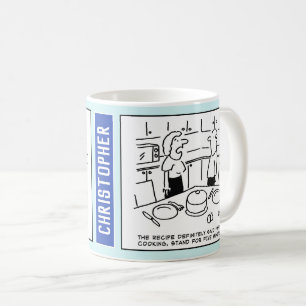 Mug Dîner Cuisine à la maison en dessin amusant cuisin