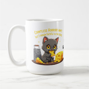 Mug D'innombrables horreurs attendent, mais je reste
